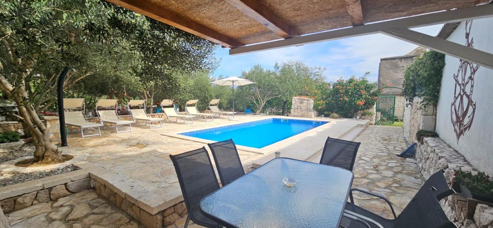 Apartman Magas With Private Pool Vinjerac Buitenkant foto